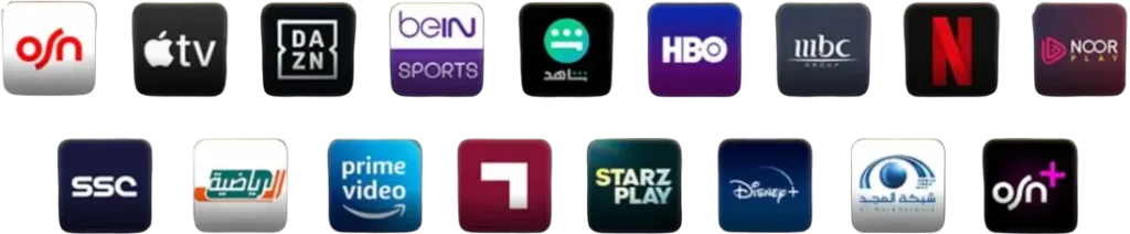 منصات البث على متجر شاشة ستور